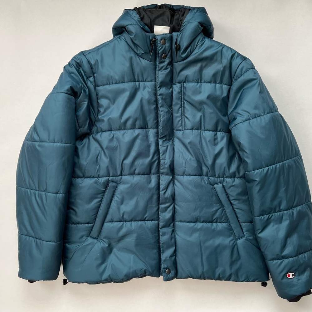 Champion Teal Puffer Jacket